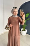 Eteği Piliseli Takım | Açık Kahve