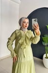 Fırfırlı Gömlek | Çağla