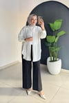 Keten Gömlek Tuni̇k | Beyaz