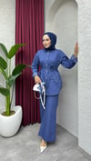Luna Denim Takım | Mavi