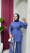 Luna Denim Takım | Mavi