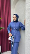 Luna Denim Takım | Mavi