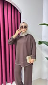 Oval Kesim Oysh. Takım | Kahverengi