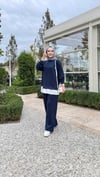 Piliseli İçlik Detaylı Oysh Takım | Lacivert