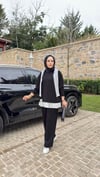Piliseli İçlik Detaylı Oysh Takım | Siyah