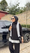 Piliseli İçlik Detaylı Oysh Takım | Siyah