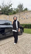 Piliseli İçlik Detaylı Oysh Takım | Siyah