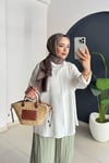 Tencel Gömlek | Beyaz