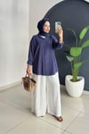 Tencel Gömlek | Laci̇vert