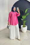 Tencel Gömlek | Pembe
