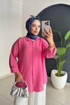 Tencel Gömlek | Pembe