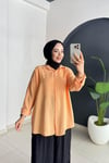 Tencel Gömlek | Turuncu