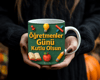 Öğretmenler Günü Hediyesi – 3D Özel Baskılı Porselen Kupa