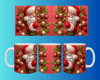 Yılbaşı ve Noel Konseptli Kupa – Renkli Özel Baskı Tasarım