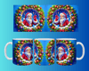 Yılbaşı ve Noel Konseptli Kupa – Renkli Özel Baskı Tasarım