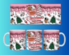 Yılbaşı ve Noel Konseptli Kupa – Renkli Özel Baskı Tasarım