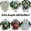 192 Sayfa Orta Boy İsim Baskılı Ciltli Varak Yaldızlı Deri Ciltli Yasin Kitabı + Tül Kese + 99'lu İnci Tesbih Krem
