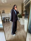 Acı Kahve Şerit Detaylı Takım