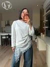 Beyaz Dantel Detaylı Sweat