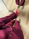 Bordo Çıtçıt Detaylı Takım