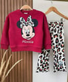 Bordo Leopar Minnie Takım