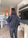 Gece Mavisi Denim Bomber Ceket& Pantolon Takım