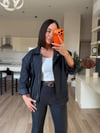 Gece Mavisi Denim Bomber Ceket& Pantolon Takım