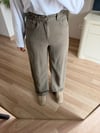 Haki Beli Lastikli Tensel Denim
