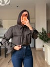 Haki Bilek Detay Gömlek