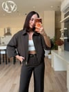 Haki Bomber Ceketli Kemerli Takım