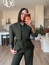 Haki Tasarım Blazer Ceket Pantolon Takım