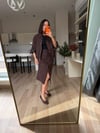 Kahve Bomber Ceket& Etek Takım