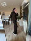Kahve Çıtçıt Detaylı Takım