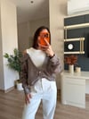 Kahve Çizgili Atletli Gömlek