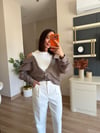 Kahve Çizgili Atletli Gömlek