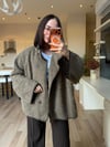 Kahve Kıvırcık Peluş Panço
