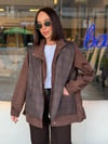 Kahve Tasarım Blazer Görünümlü Ceket