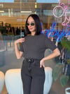 Kahve Wide Leg Jean