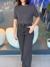 Kahve Wide Leg Jean