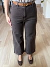 Kahverengi Wide Leg Jean