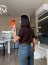 Koyu Mavi Wide Leg Jean