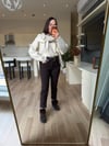 Krem Şallı Kazak