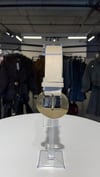 Krem Süet Büyük Tokalı Kemer