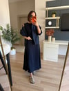 Lacivert Ceket& Modal Elbise Takım
