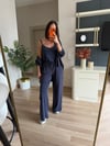 Lacivert  Minimal 3'lü Takım