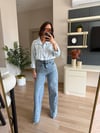 Marka Model Bebe Mavisi İncili Gömlek