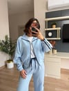 Marka Model Bebe Mavisi Şeritli Takım