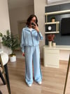 Marka Model Bebe Mavisi Şeritli Takım