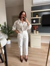 Marka Model Beyaz Güpür Gömlek