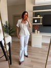 Marka Model Beyaz Puantiyeli Bluz